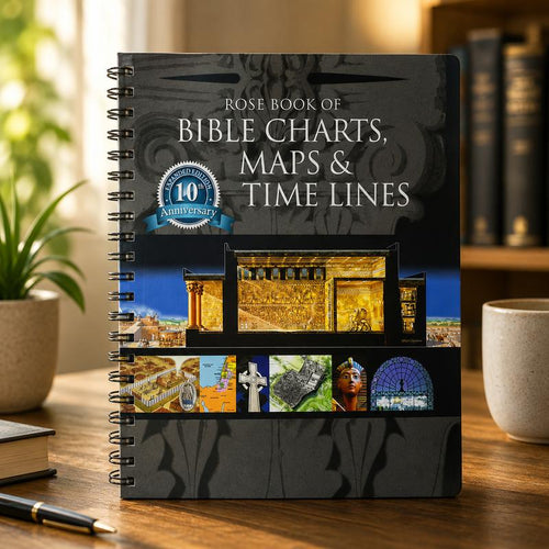 Bible Study Guide with Charts Maps & Timelines, Christian Workbook & Biblical History Reference Book, Scripture Learning Companion, Bible Study Resource for Men Women, Church Groups, Homeschool, Sunday School & Religious Education